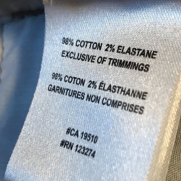 Lole stretch brushed cotton chinos UPF 50+ grayish Khaki Size 4 - Picture 5 of 9